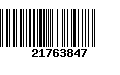 Código de Barras 21763847