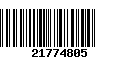 Código de Barras 21774805