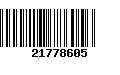 Código de Barras 21778605