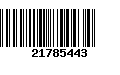 Código de Barras 21785443