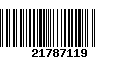 Código de Barras 21787119