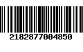 Código de Barras 2182877004850