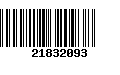 Código de Barras 21832093