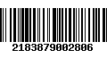 Código de Barras 2183879002806