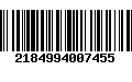 Código de Barras 2184994007455