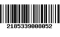 Código de Barras 2185339008052