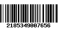 Código de Barras 2185349007656