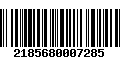 Código de Barras 2185680007285