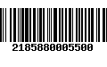 Código de Barras 2185880005500