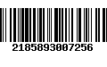 Código de Barras 2185893007256