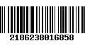 Código de Barras 2186238016858