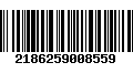 Código de Barras 2186259008559