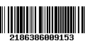 Código de Barras 2186386009153