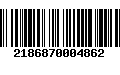 Código de Barras 2186870004862