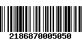 Código de Barras 2186870005050