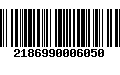 Código de Barras 2186990006050