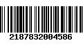 Código de Barras 2187832004586