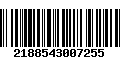 Código de Barras 2188543007255