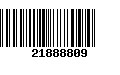 Código de Barras 21888809