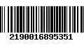 Código de Barras 2190016895351