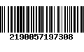 Código de Barras 2190057197308