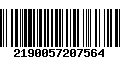 Código de Barras 2190057207564