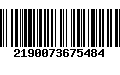 Código de Barras 2190073675484