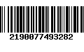 Código de Barras 2190077493282