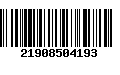 Código de Barras 21908504193