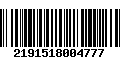 Código de Barras 2191518004777