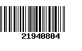 Código de Barras 21940804