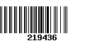 Código de Barras 219436