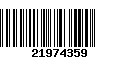 Código de Barras 21974359