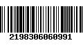 Código de Barras 2198306060991