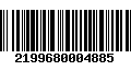 Código de Barras 2199680004885