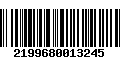 Código de Barras 2199680013245