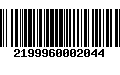 Código de Barras 2199960002044