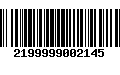 Código de Barras 2199999002145