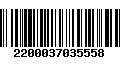 Código de Barras 2200037035558