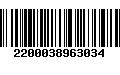 Código de Barras 2200038963034