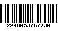 Código de Barras 2200053767730