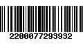 Código de Barras 2200077293932