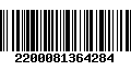 Código de Barras 2200081364284