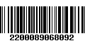 Código de Barras 2200089068092