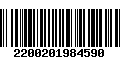 Código de Barras 2200201984590