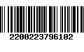 Código de Barras 2200223796102