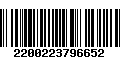 Código de Barras 2200223796652