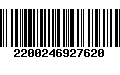 Código de Barras 2200246927620