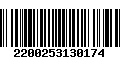 Código de Barras 2200253130174