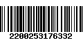 Código de Barras 2200253176332